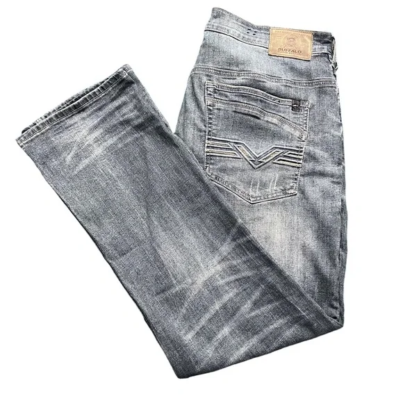 Buffalo David Bitton EVAN-X Slim Straight Stretch Men’s Jeans 32X30 Light 